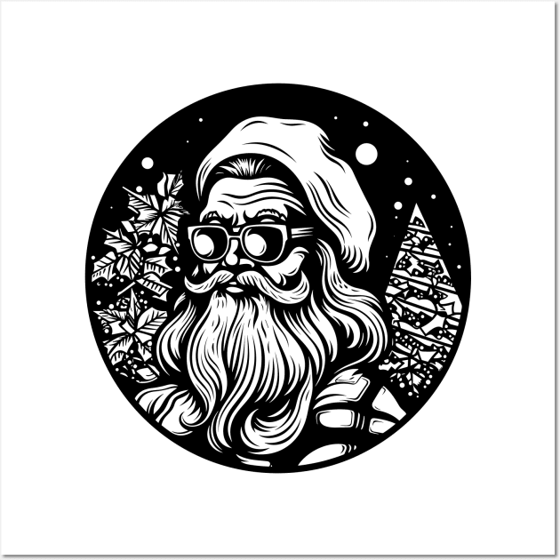 Santa Claus Wall Art by MZeeDesigns